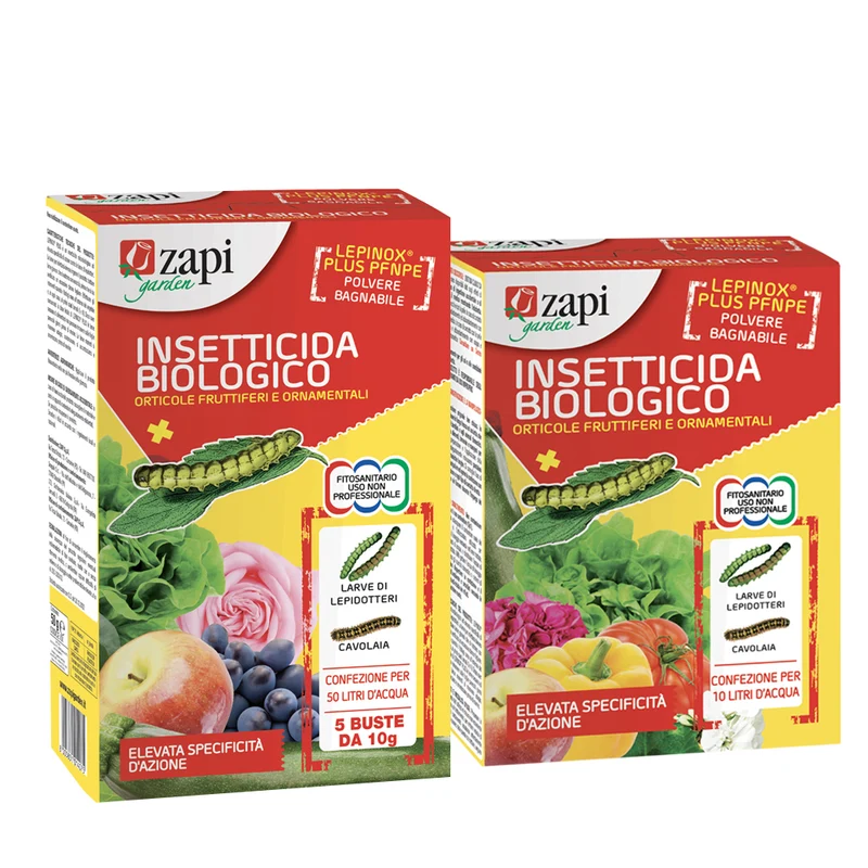 Insetticida biologico a base di Bacillus thuringiensis per orto Zapi Insetticida Biologico WG 10 g
