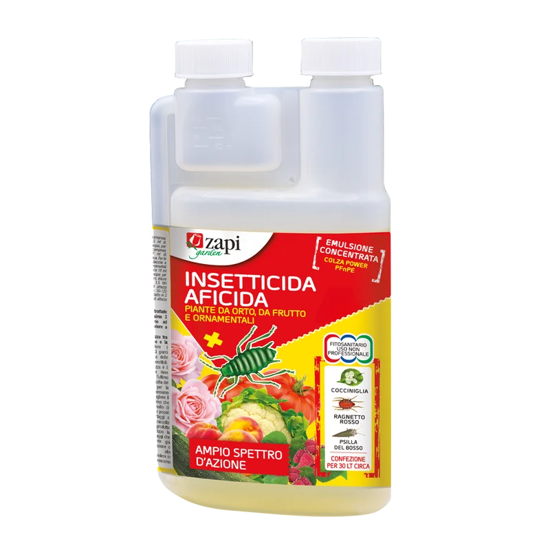Insetticida aficida acaricida concentrato per orto e frutteto Zapi Insetticida Aficida Orto 170 ml