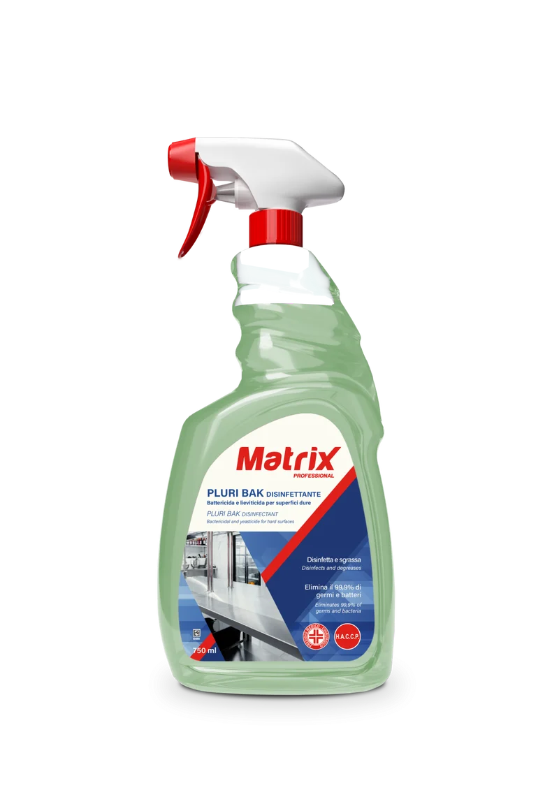 Disinfettante PMC per superfici Matrix Pluri Bak Disinfettante 6x750 ml DISPONIBILE IN 7 GIORNI LAVORATIVI