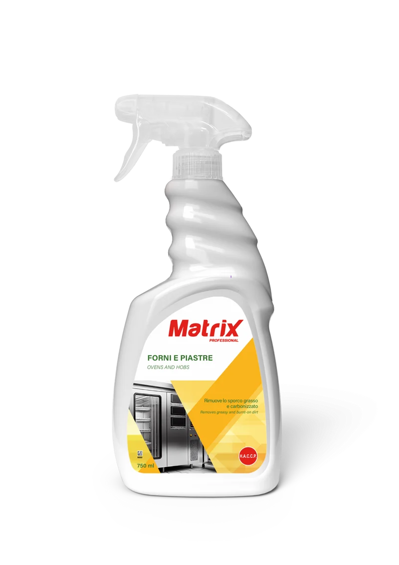 Detergente per forni e piastre Matrix Forni e Piastre 6x750 ml DISPONIBILE IN 7 GIORNI LAVORATIVI