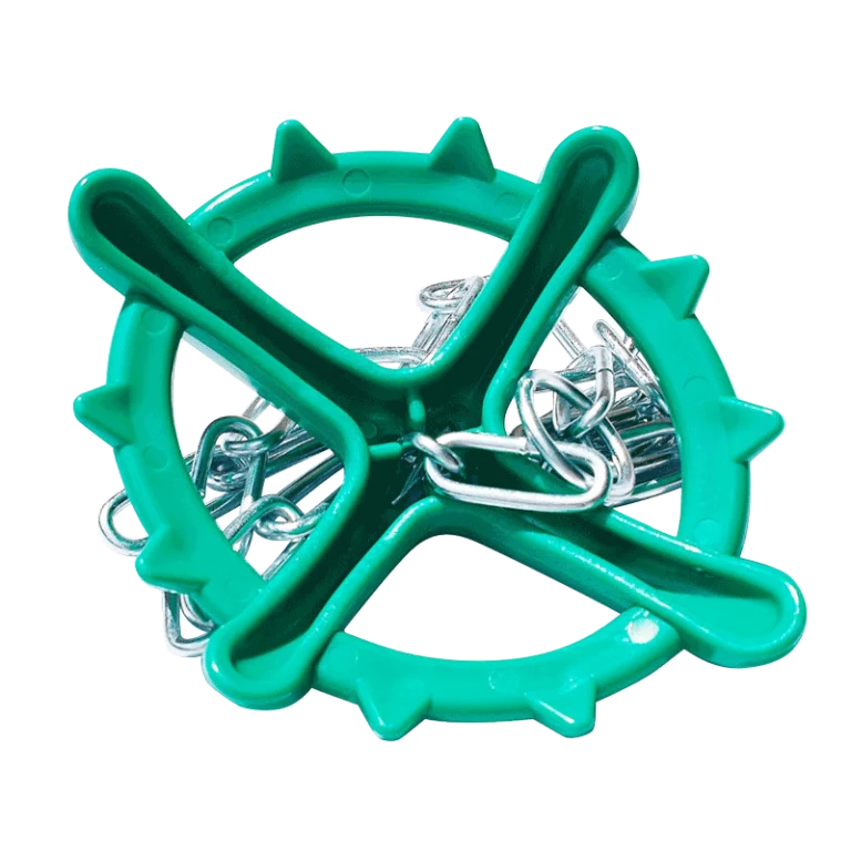 Porkyplay groen appelgeur - met ketting