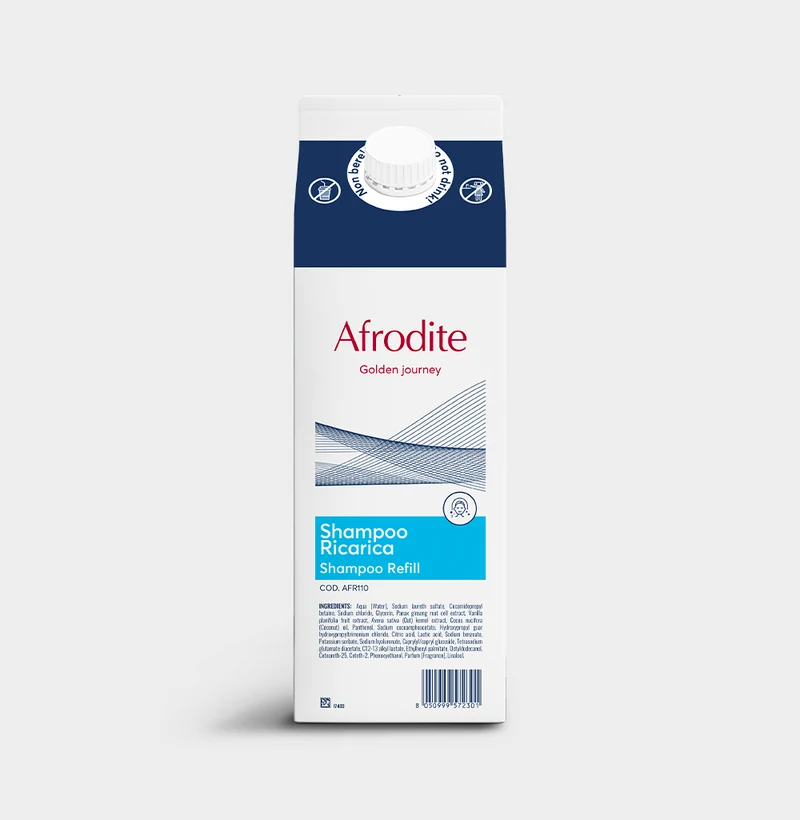 Shampoo per hotel Beauty Escape Afrodite Shampoo 1 litro DISPONIBILE IN 7 GIORNI LAVORATIVI