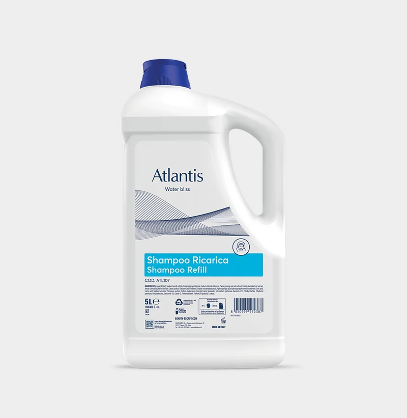 Shampoo per hotel Beauty Escape Atlantis Shampoo 5 litri DISPONIBILE IN 7 GIORNI LAVORATIVI