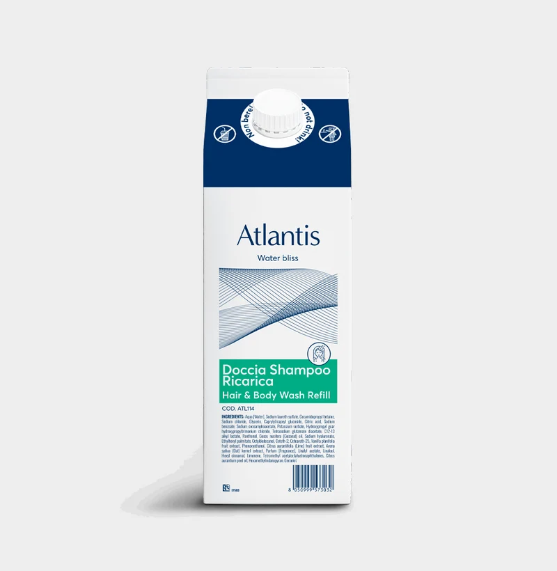 Doccia shampoo per hotel Beauty Escape Atlantis Hair & Body Wash 6x1 litro DISPONIBILE IN 7 GIORNI LAVORATIVI