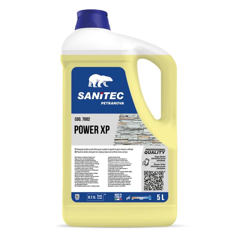 Detergente alcalino per pietra naturale e artificiale Sanitec Power XP 2x5 litri DISPONIBILE IN 7 GIORNI LAVORATIVI