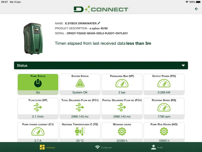 DAB Dconnect online service router