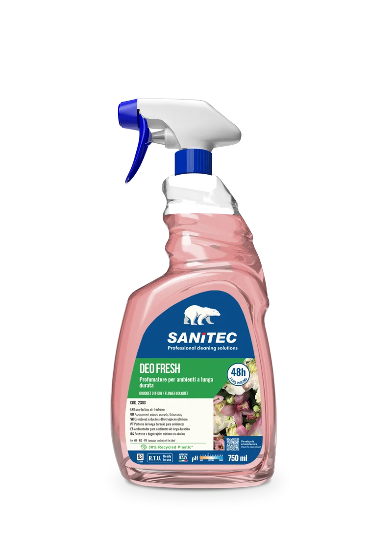 Profumatore per ambienti a lunga durata Sanitec Deo Fresh Bouquet di Fiori 750 ml DISPONIBILE IN 7 GIORNI LAVORATIVI
