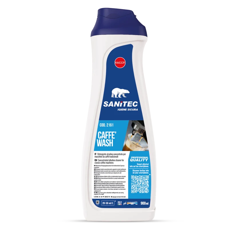 Detergente per macchine da caffè Sanitec Caffè Wash 6x900 ml DISPONIBILE IN 7 GIORNI LAVORATIVI