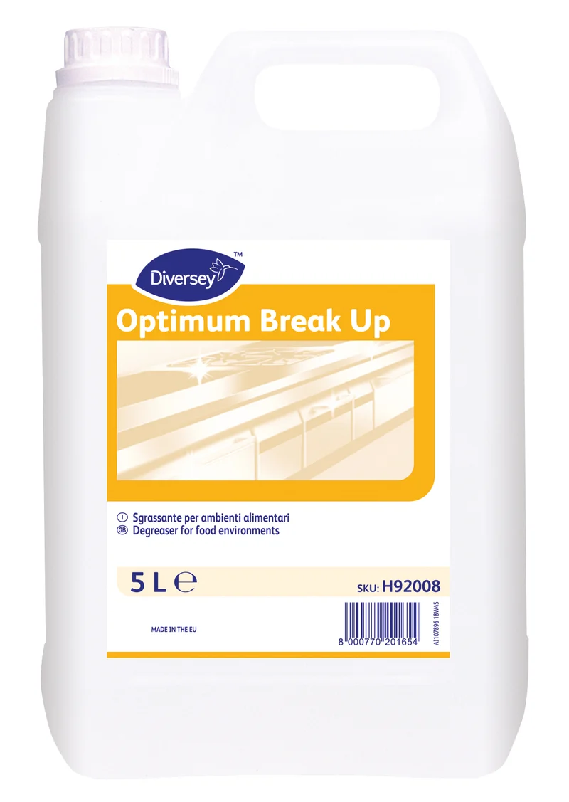 Detergente sgrassante energico Diversey Optimum Break Up 2x5 litri DISPONIBILE IN 7 GIORNI LAVORATIVI