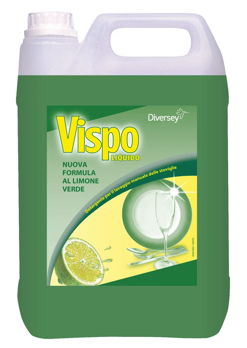 Detergente concentrato per lavaggio manuale stoviglie Diversey Vispo Liquido 2x5 litri DISPONIBILE IN 7 GIORNI LAVORATIVI