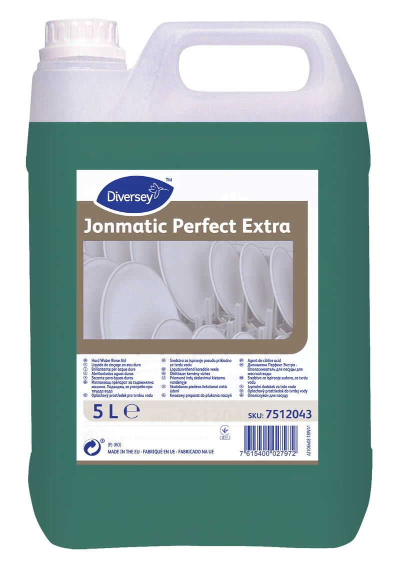 Brillantante acido Diversey Jonmatic Perfect Extra 2x5 litri DISPONIBILE IN 7 GIORNI LAVORATIVI