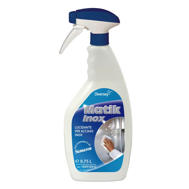 Lucidante per acciaio inox Diversey Matik Inox 750 ml DISPONIBILE IN 7 GIORNI LAVORATIVI