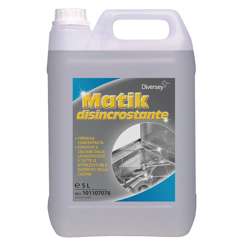 Disincrostante concentrato Diversey Matik Disincrostante D5.2 5 litri DISPONIBILE IN 7 GIORNI LAVORATIVI