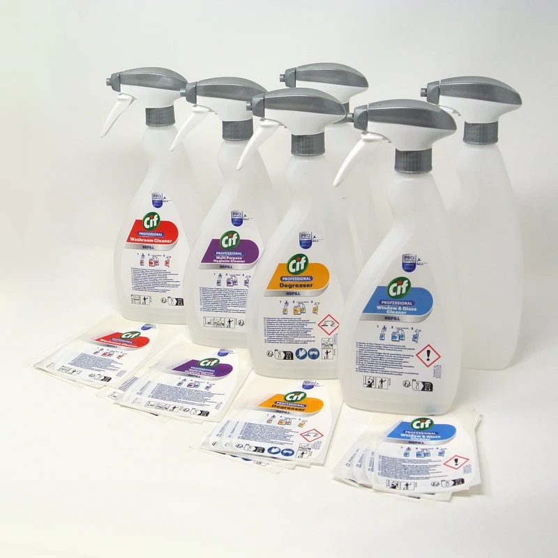 Kit flacone dosatore Diversey Cif Professional 6 pezzi DISPONIBILE IN 7 GIORNI LAVORATIVI