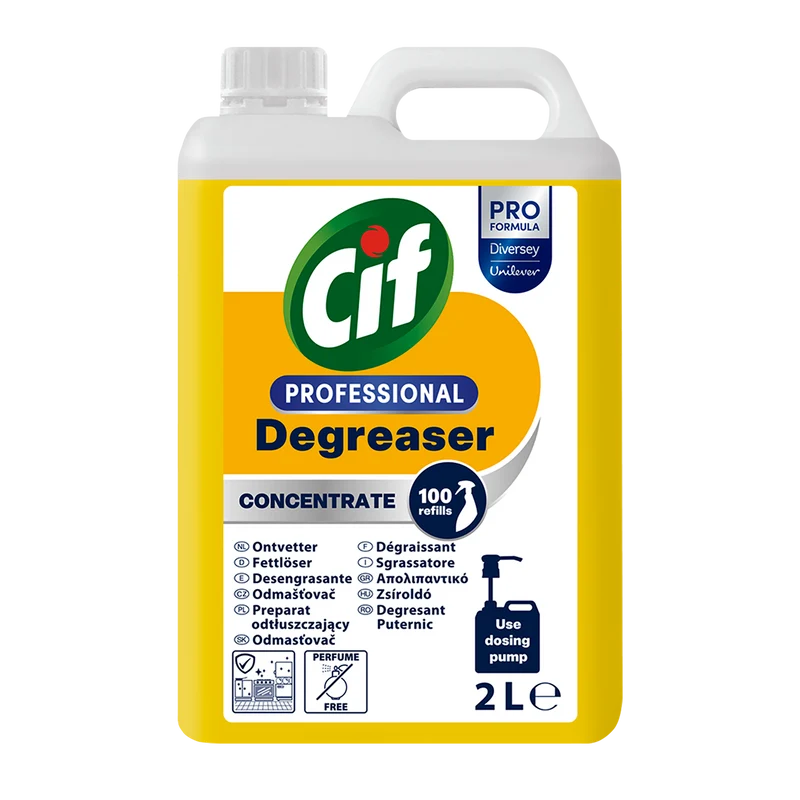 Sgrassatore concentrato Diversey Cif Professional 2 litri DISPONIBILE IN 7 GIORNI LAVORATIVI