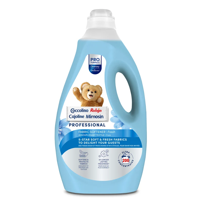 Ammorbidente concentrato per tessuti Diversey Coccolino Professional Fresh Concentrato 2x5 litri DISPONIBILE IN 7 GIORNI LAVORATIVI