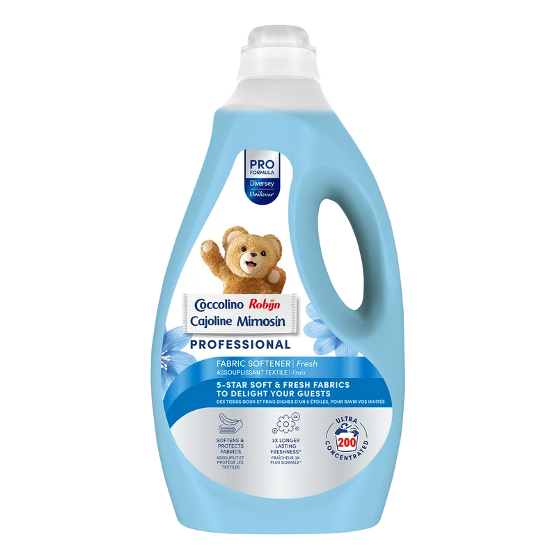 Ammorbidente concentrato per tessuti Diversey Coccolino Professional Fresh Concentrato 5 litri DISPONIBILE IN 7 GIORNI LAVORATIVI
