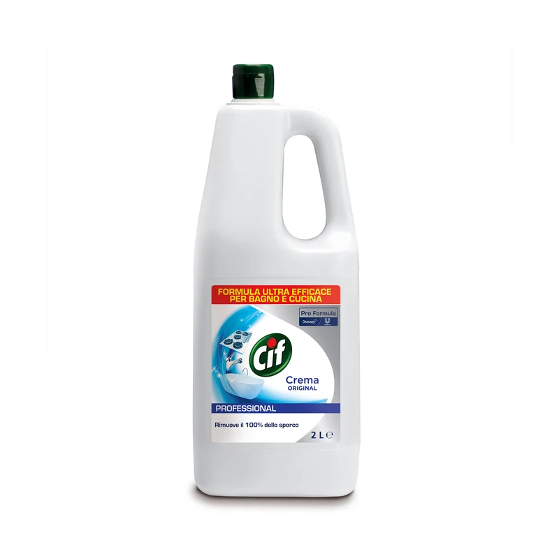 Detergente cremoso per bagno e cucina Diversey Cif Crema Classica 2 litri DISPONIBILE IN 7 GIORNI LAVORATIVI