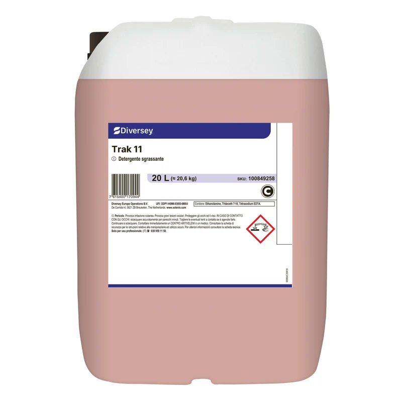 Detergente sgrassante a base acquosa Diversey Trak 11 20 litri DISPONIBILE IN 7 GIORNI LAVORATIVI