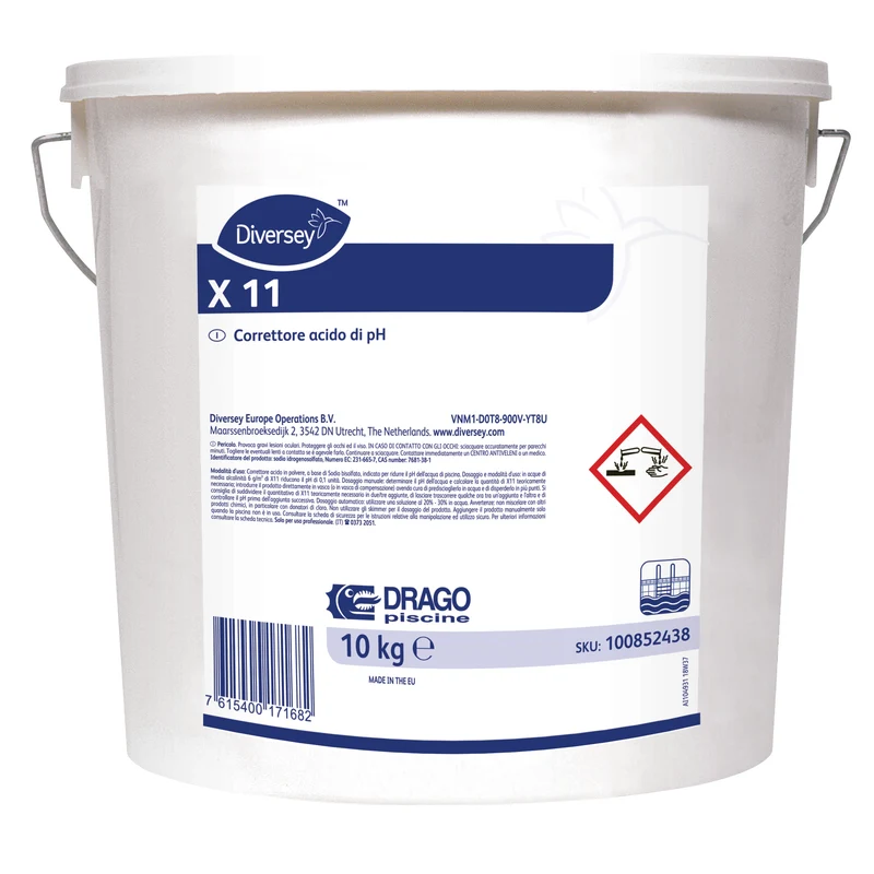 Correttore di pH in polvere Diversey X 11 10 kg DISPONIBILE IN 7 GIORNI LAVORATIVI