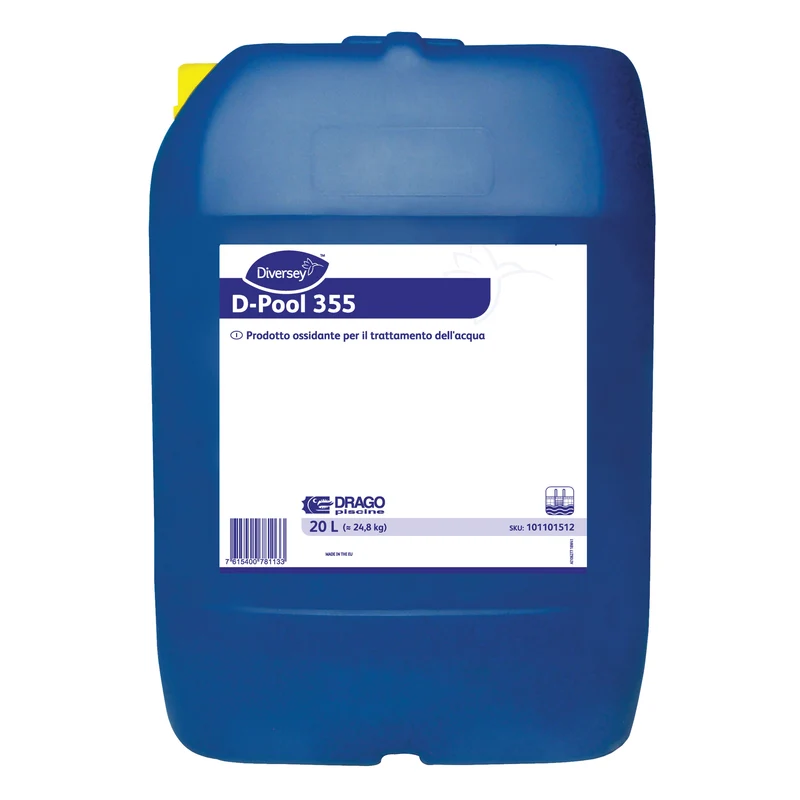 Ossidante-alcalinizzante per trattamenti energici Diversey D-Pool 355 42B1 24,6 kg DISPONIBILE IN 7 GIORNI LAVORATIVI