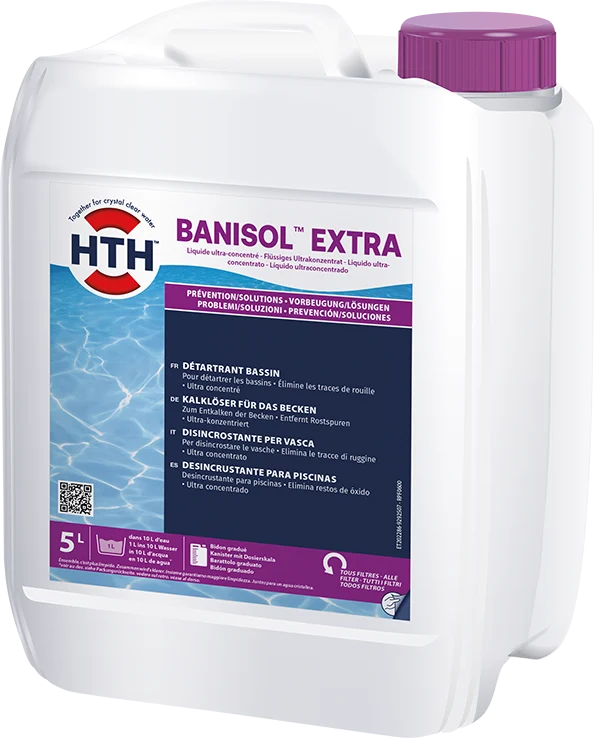 Anticalcare piscina Diversey HTH BANISOL EXTRA 5 litri DISPONIBILE IN 7 GIORNI LAVORATIVI