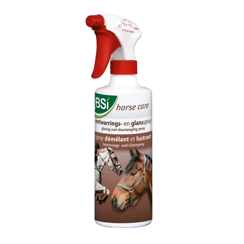 BSI Ontwarrings- & glansspray Paard 500 ml