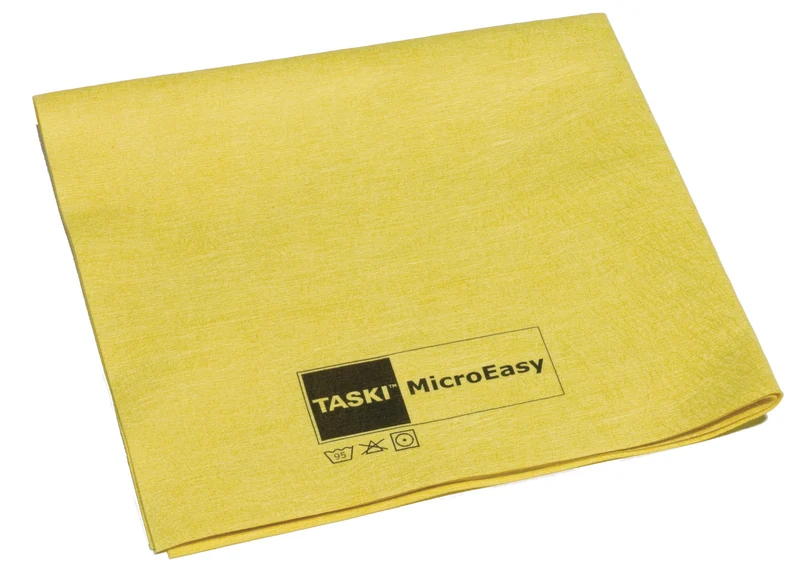 Panno in microfibra tessuta-non-tessuta Diversey TASKI MicroEasy 38 x 37 cm Giallo 1 pezzo DISPONIBILE IN 7 GIORNI LAVORATIVI