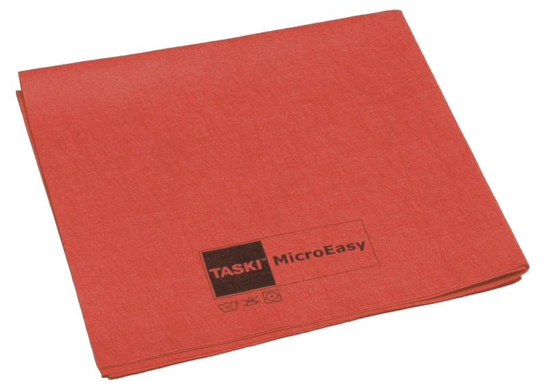 Panno in microfibra tessuta-non-tessuta Diversey TASKI MicroEasy 38 x 37 cm Rosso 5 pezzi DISPONIBILE IN 7 GIORNI LAVORATIVI