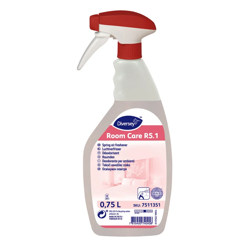 Deodorante per ambienti profumo primavera Diversey Room Care R5.1 R5.1 6x750 ml DISPONIBILE IN 7 GIORNI LAVORATIVI