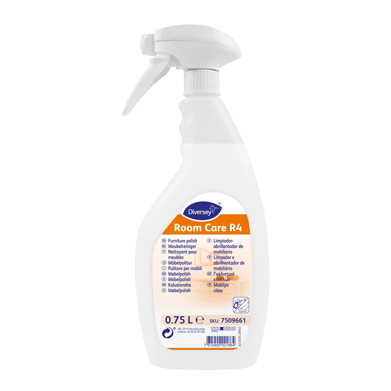Lucidante per mobili Diversey Room Care R4 R4 6x750 ml DISPONIBILE IN 7 GIORNI LAVORATIVI