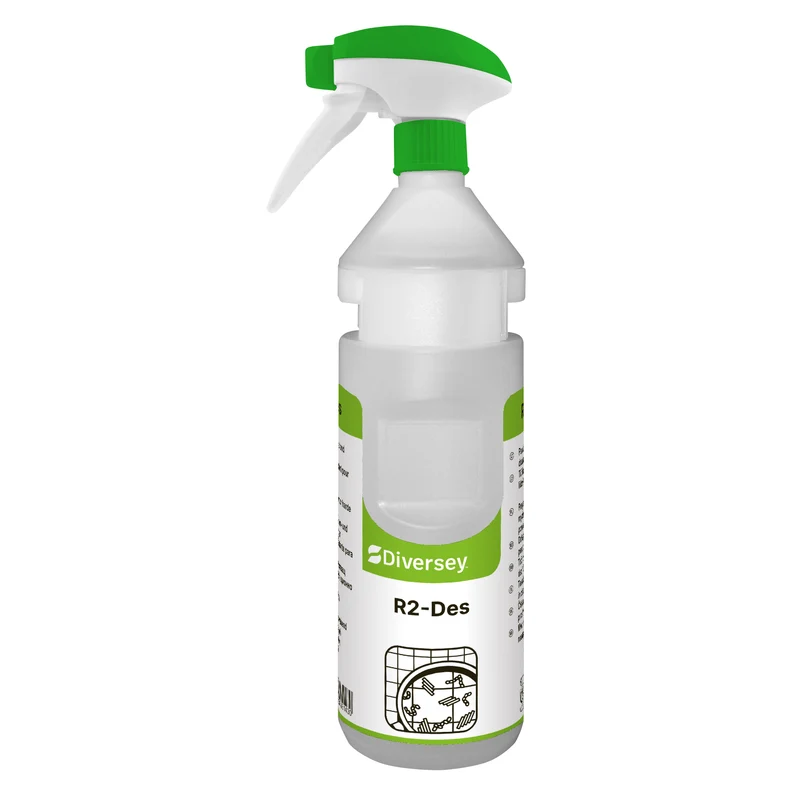 Kit bottiglie vuote 750 ml per Room Care R2-Des Diversey Divermite/Diverflow 6 pezzi DISPONIBILE IN 7 GIORNI LAVORATIVI