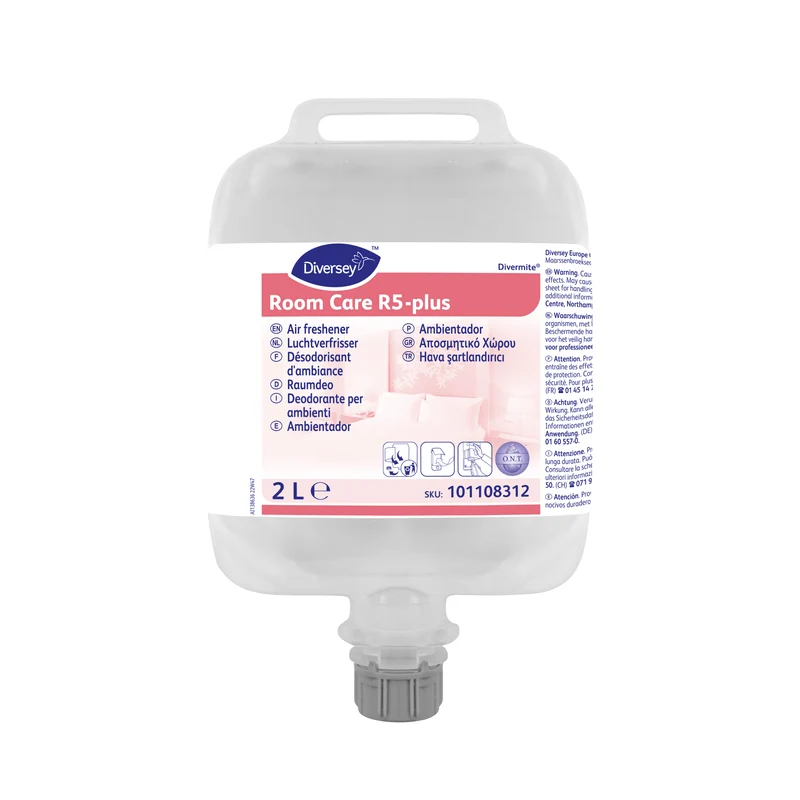 Deodorante per ambienti concentrato Diversey Room Care R5-plus 2 litri DISPONIBILE IN 7 GIORNI LAVORATIVI