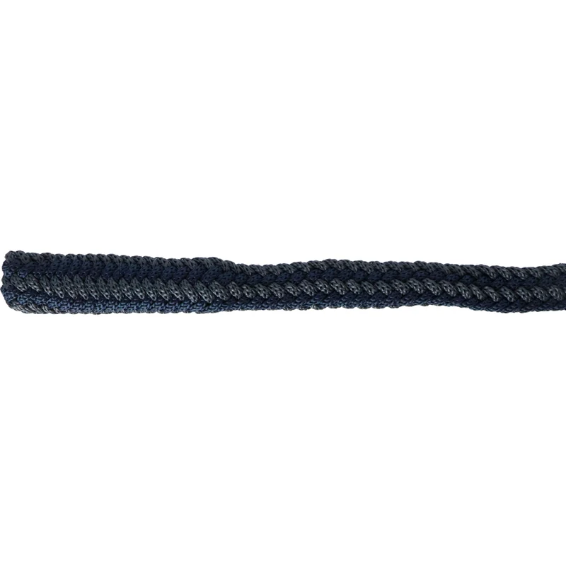 Bucas Corde pour Licol Show-Line Comfort avec Crochet Panique Marine/Gris