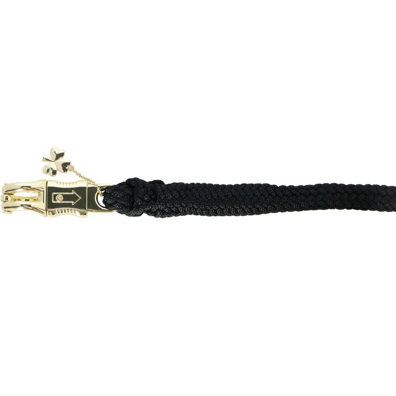 Bucas Corde pour Licol Comfort avec Crochet Panique Noir/Noir