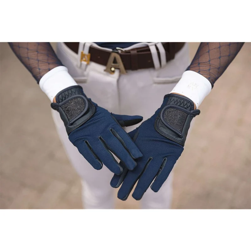 ANKY Gants d'Équitation Technical Mesh Marin