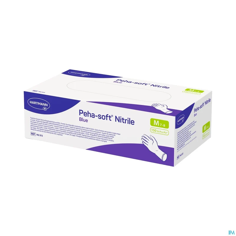Peha Soft Handschoen Nitrile Blauw M 150 9420132