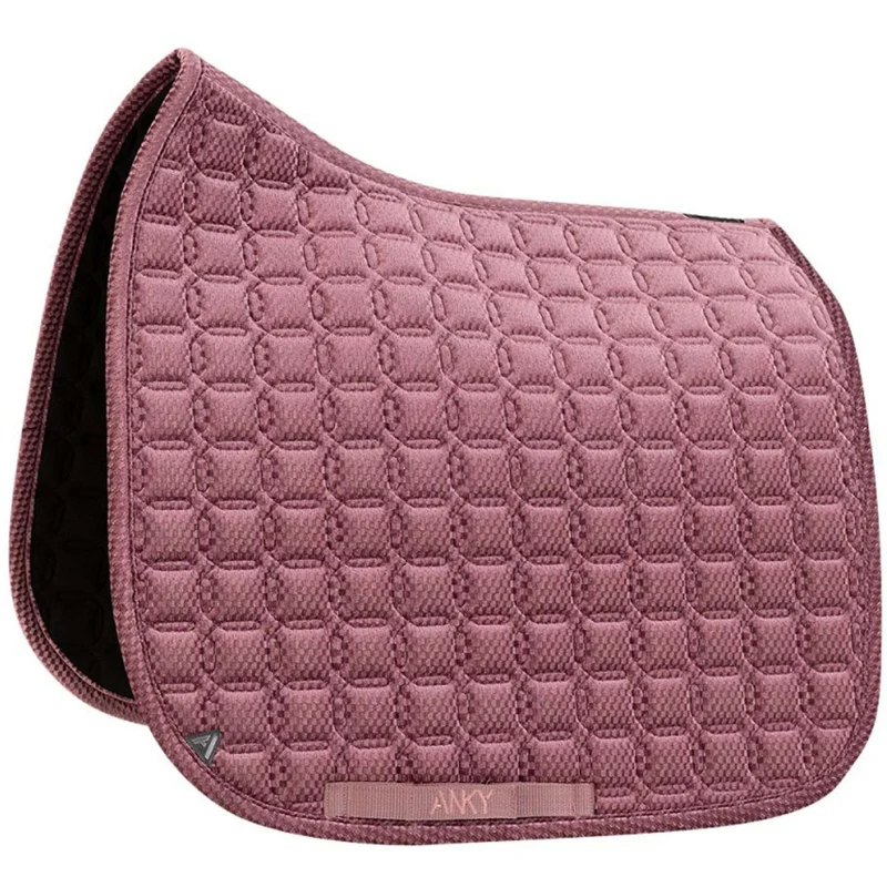 ANKY Tapis de Selle Check Velvet XB25003 Dressage Mellow Mauve