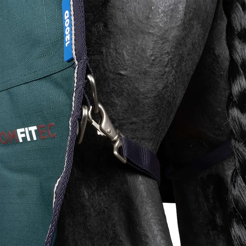 WeatherBeeta ComFiTec Plus Dynamic Turnout Detach-A-Neck 220g Forest Green/Navy
