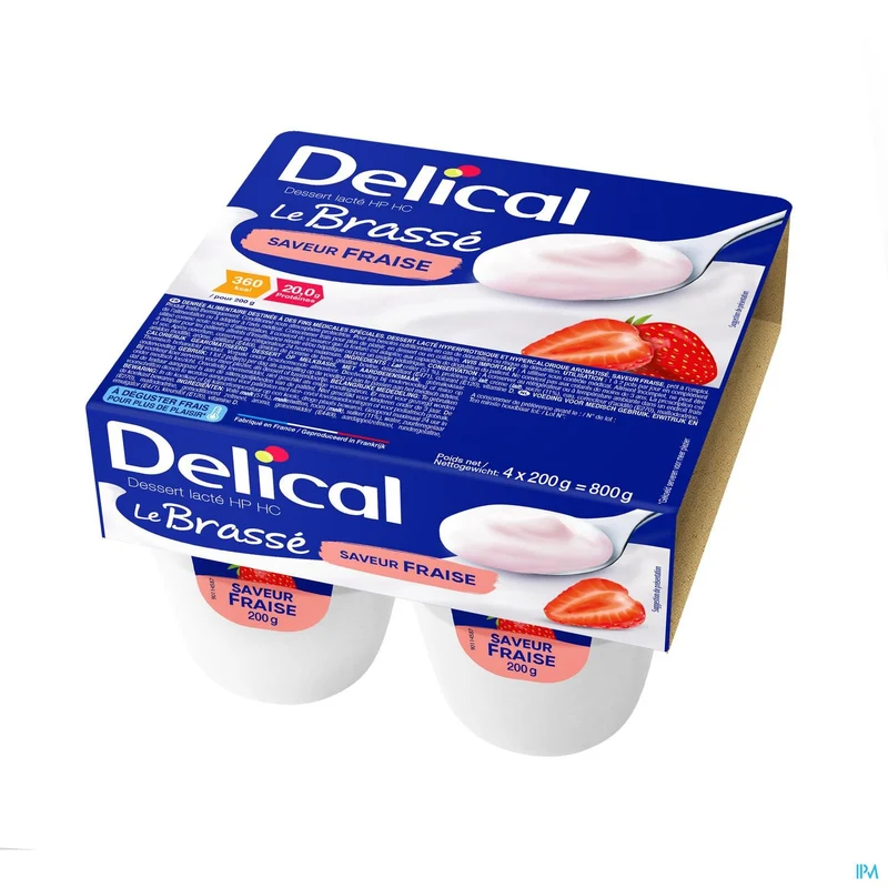 Delical Le Brasse Aardbei 4x200g