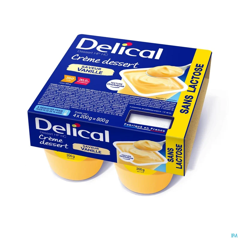 Delical Creme Dessert Vanille | Eiwitrijk, Lactosevrij, 180 kcal