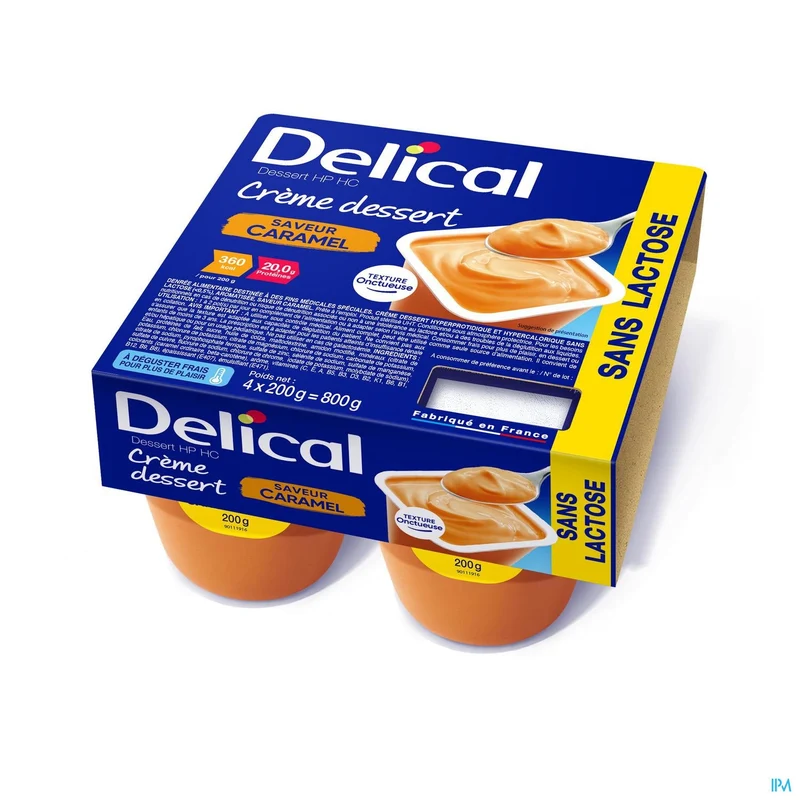 Delical Creme Dessert Hp-hc Z/lact.karam 4x125g Nf