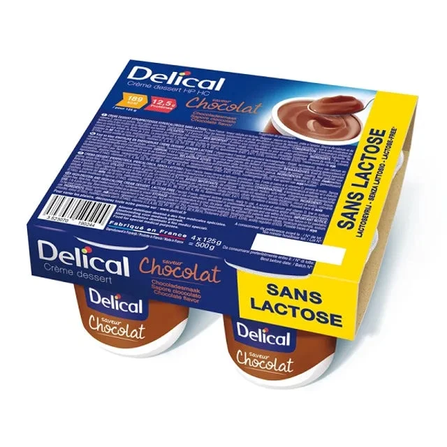 Delical Creme Dessert Hp-hc Z/lact.choco 4x125g Nf
