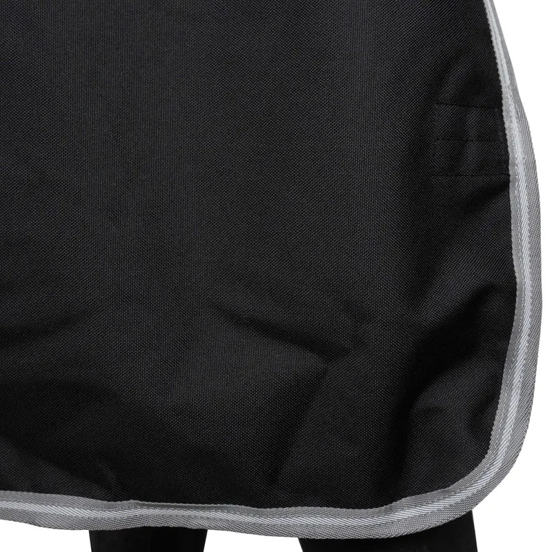 Amigo Turnout Rug Integrated 1200D 250g Black/Titanium Grey/Silver