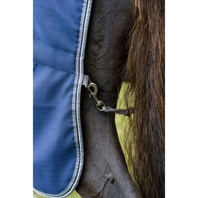 Rambo Couverture d'Écurie 400g Navy/Thunderstorm Grey/Silver