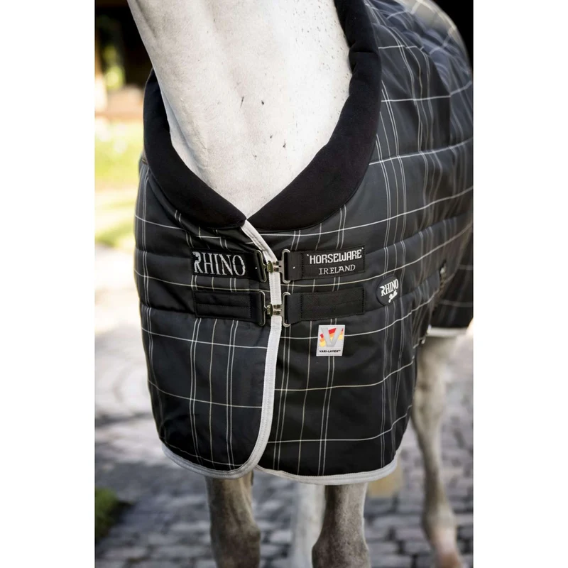Rhino Stable 350g Varilayer Black/Grey/White Check/Gray