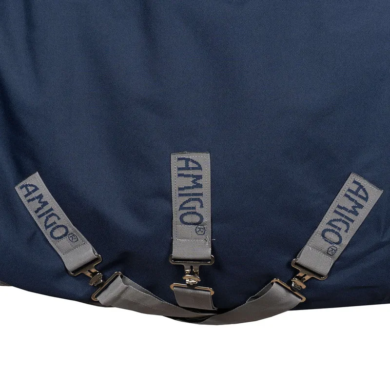 Amigo Turnout Rug FieldSafe Plus 1200D 50g Navy/Titanium Grey/Silver