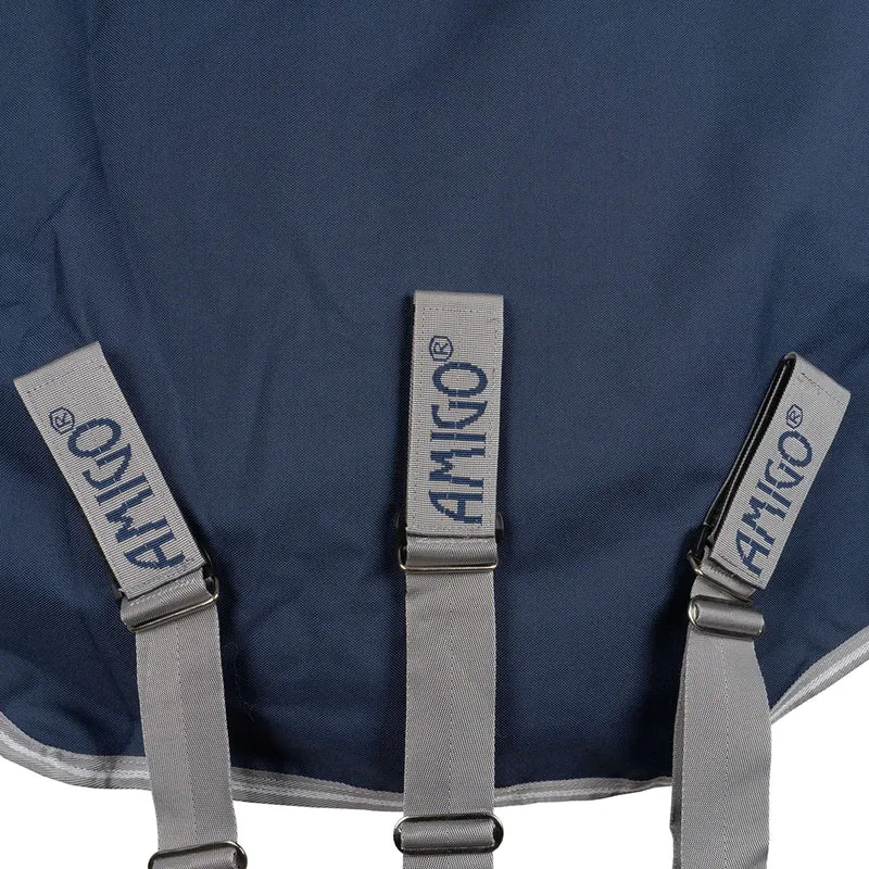 Amigo Turnout Rug FieldSafe Plus 1200D 50g Navy/Titanium Grey/Silver