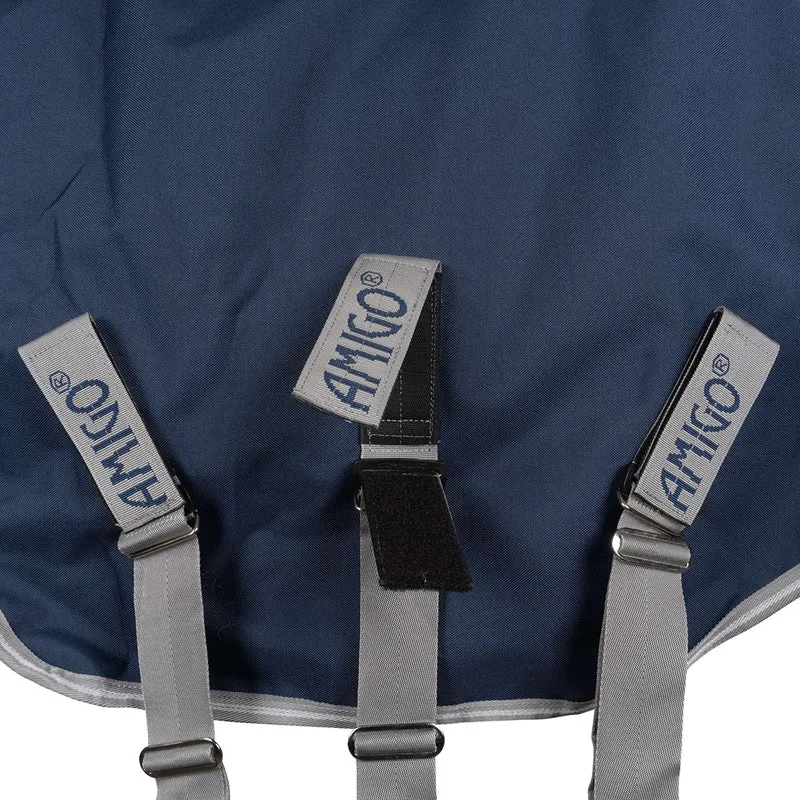 Amigo Turnout Rug FieldSafe Plus 1200D 50g Navy/Titanium Grey/Silver