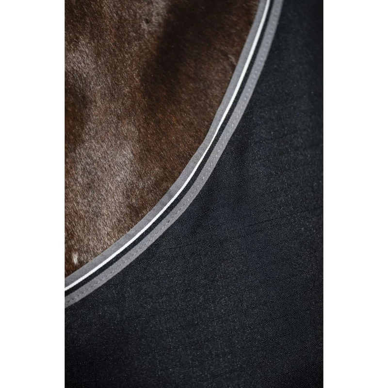 Rambo Stable Sheet Black/Thunderstorm Grey/Silver